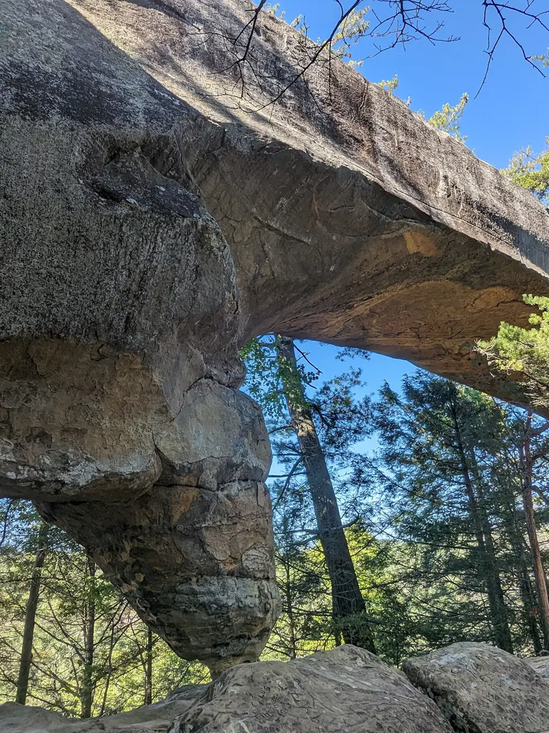Photograph of the Sky Bridge within the Red River Gorge, Kentucky, USA